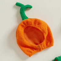 Baby Little Pumpkin Romper Costume – Plush with Hat