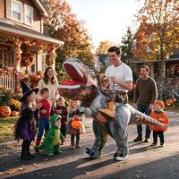 Inflatable Dino Rider Costume – Ride-On Air Suit